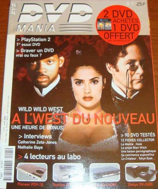 DVD MANIA magazine side cover Issue 5 April 2000