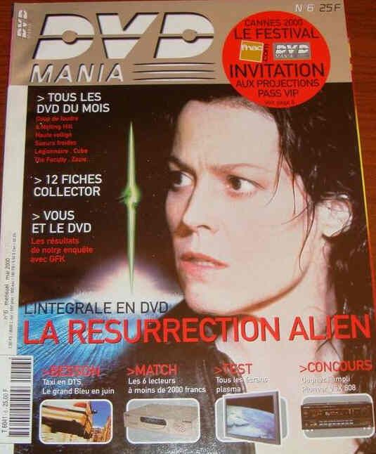 DVD MANIA magazine side cover Issue 6 May 2000