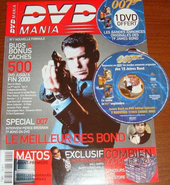 DVD MANIA magazine side cover Issue 9 September 2000