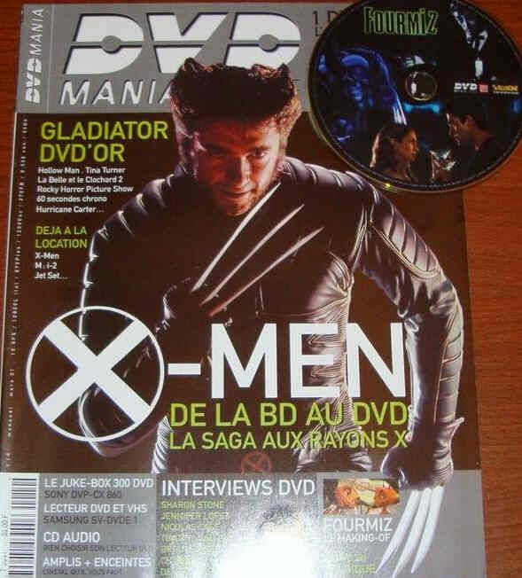 DVD MANIA magazine side cover Issue 14 March 2001