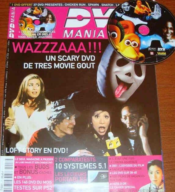 DVD MANIA magazine side cover Issue 17 June 2001