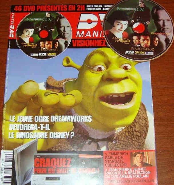 DVD MANIA magazine side cover Issue 22 December 2001