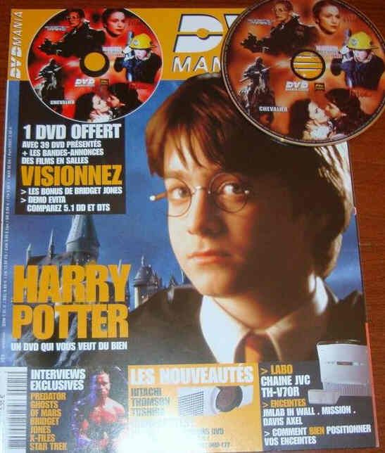 DVD MANIA magazine side cover Issue 25 June 2002