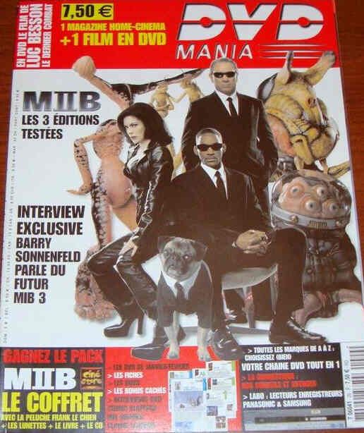 DVD MANIA magazine side cover Issue 29 January/February 2003
