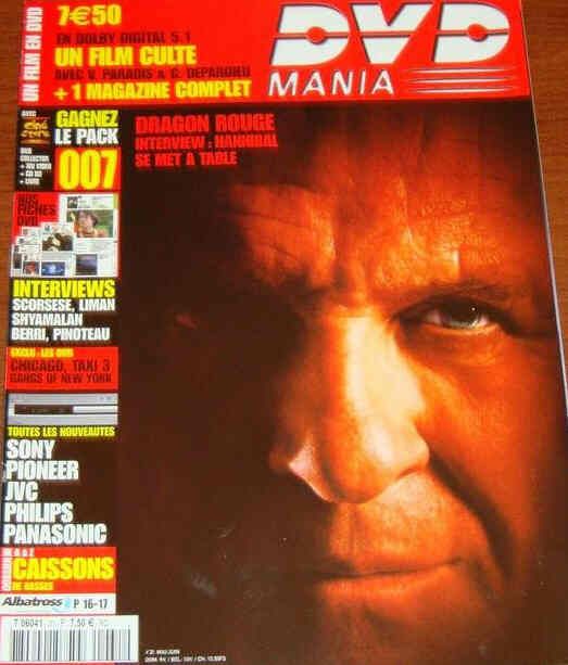 DVD MANIA magazine side cover Issue 31 May/June 2003