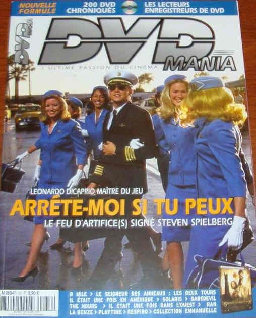 DVD MANIA magazine side cover Issue 33 September 2003