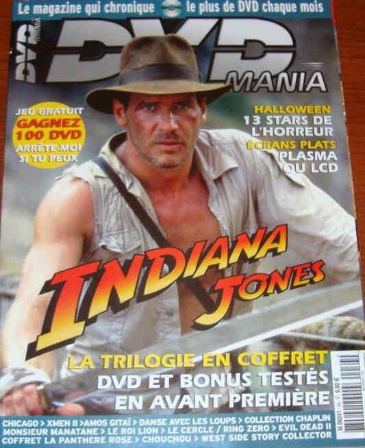 DVD MANIA magazine side cover Issue 34 October 2003