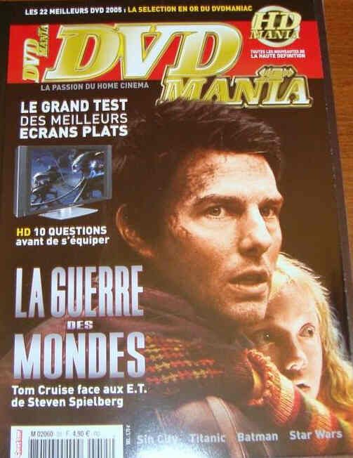 DVD MANIA magazine side cover Issue 55 December 2005