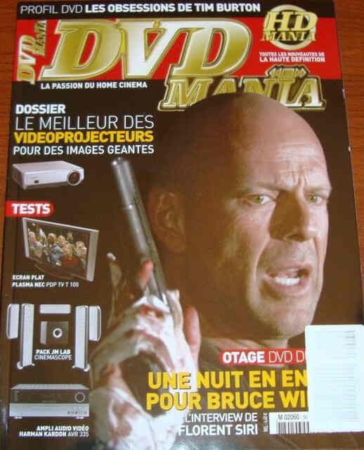 DVD MANIA magazine side cover Issue 56 February/March 2006