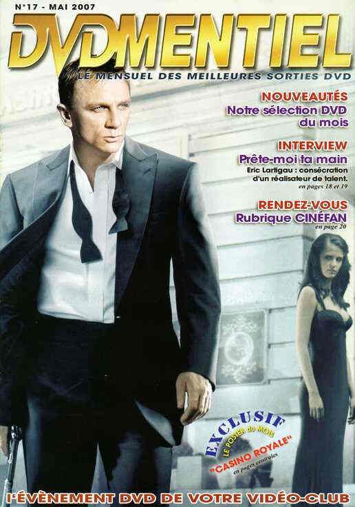 DVDMENTIEL magazine side cover Issue 17 May 2007