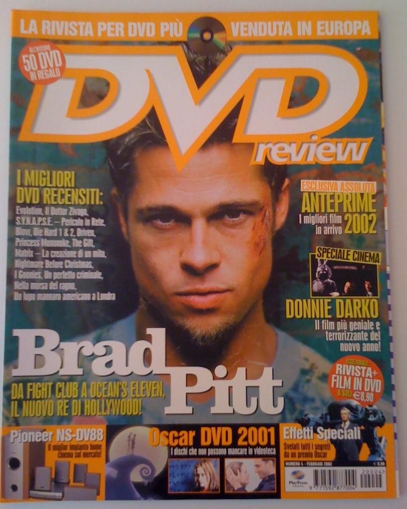 DVD REVIEW (It) magazine side cover Issue 4 February 2002
