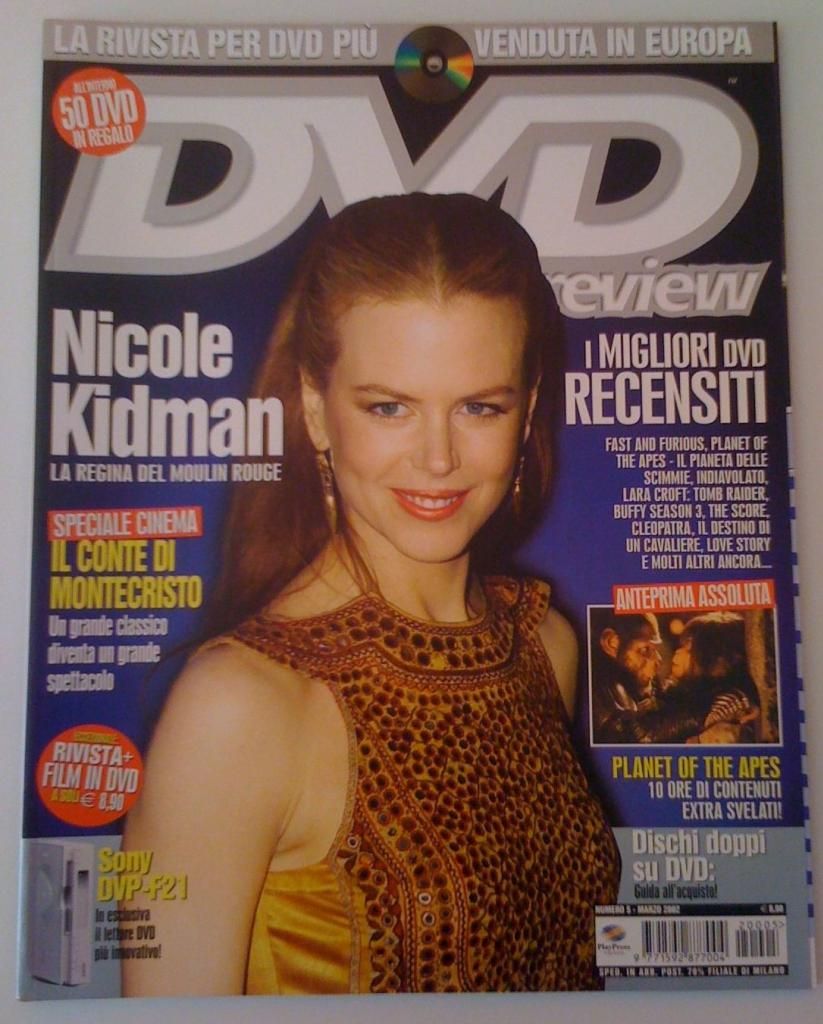 DVD REVIEW (It) magazine side cover Issue 5 March 2002