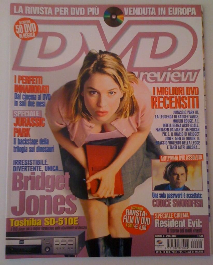 DVD REVIEW (It) magazine side cover Issue 6 April 2002
