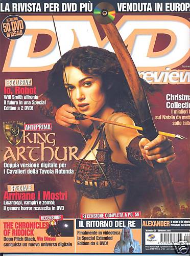 DVD REVIEW (It) magazine side cover Issue 39 January 2005