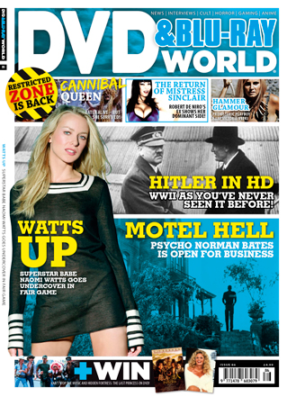 DVD WORLD magazine side cover Issue 86 July/August 2010