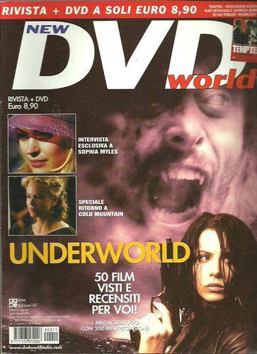 DVD WORLD (It) magazine side cover Issue 11 July/August 2004
