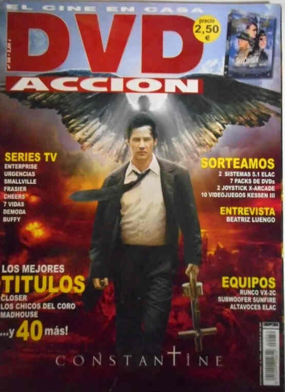 DVD ACCION magazine side cover Issue 50   