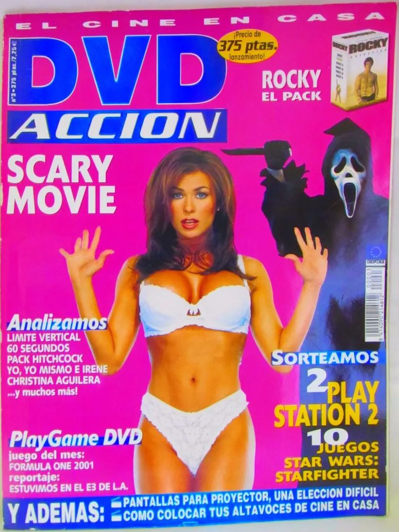 DVD ACCION magazine side cover Issue 3  June 2001