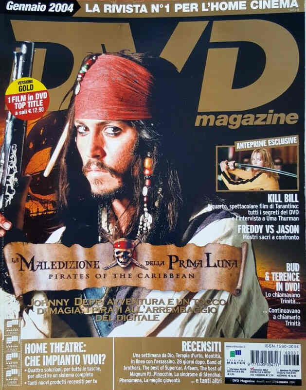 DVD MAGAZINE magazine side cover Issue 37  January 2004