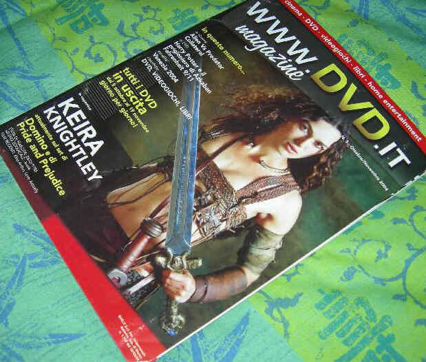 DVD.IT FILM MAGAZINE magazine side cover Issue 5 October/November 2004
