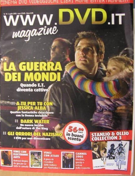 DVD.IT FILM MAGAZINE magazine side cover Issue 10 July 2005