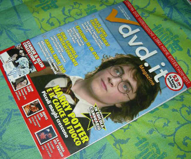 DVD.IT FILM MAGAZINE magazine side cover Issue 12 October/November 2005
