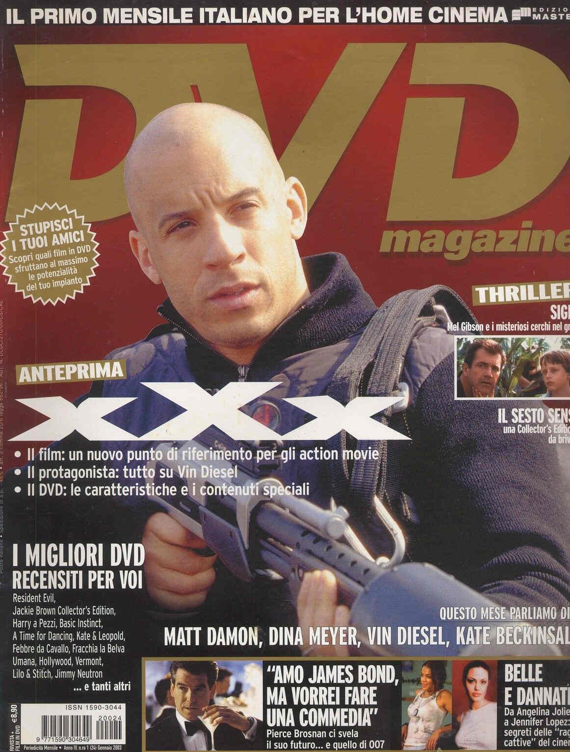 DVD MAGAZINE magazine side cover Issue 24 January 2003
