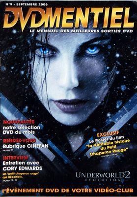 DVDMENTIEL magazine side cover Issue 9  September 2006