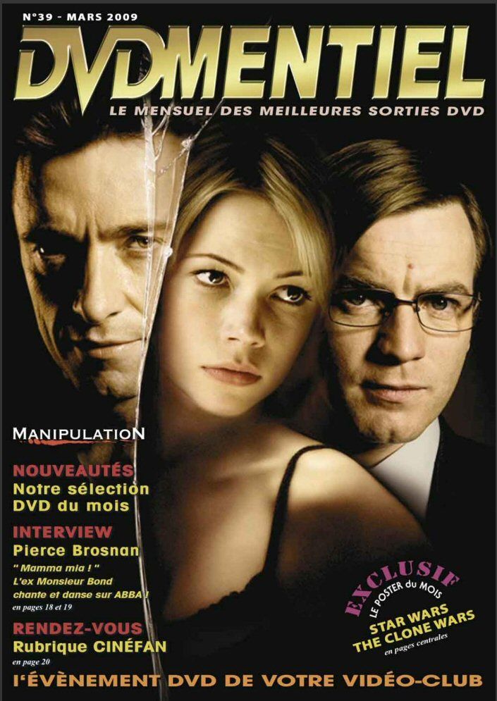 DVDMENTIEL magazine side cover Issue 39  March 2009