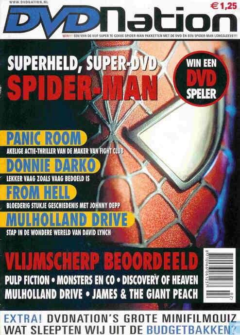 DVD NATION magazine side cover Issue 2  2002