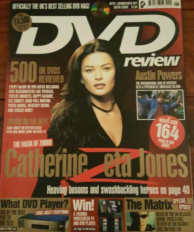 DVD REVIEW magazine side cover Issue 6  1999