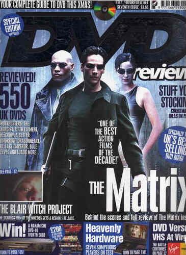 DVD REVIEW magazine side cover Issue 7  1999