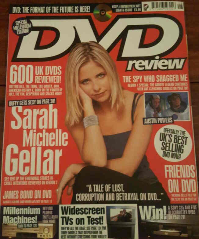 DVD REVIEW magazine side cover Issue 8  2000