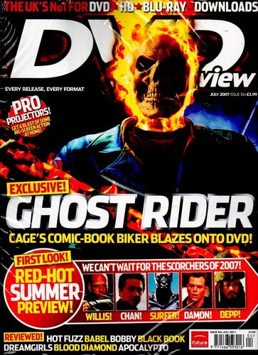 DVD REVIEW magazine side cover Issue 104 July 2007