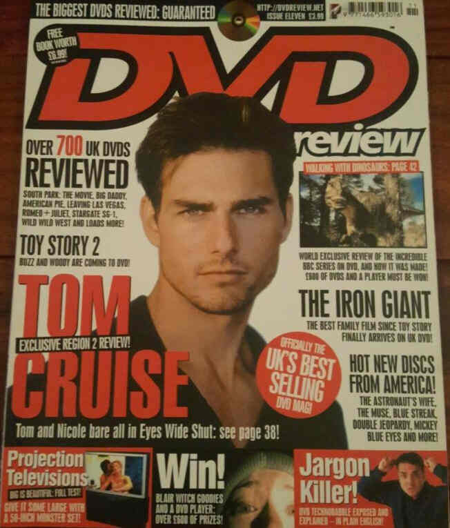 DVD REVIEW magazine side cover Issue 11  2000