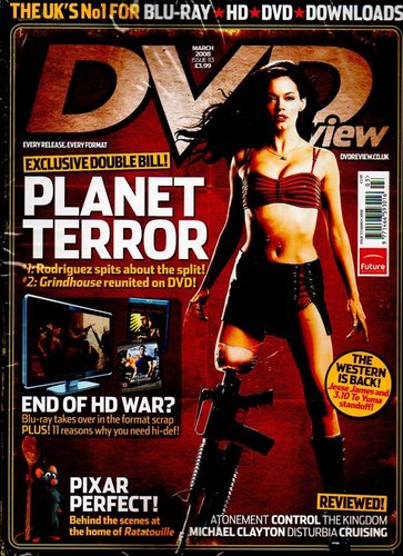 DVD REVIEW magazine side cover Issue 113 March 2008