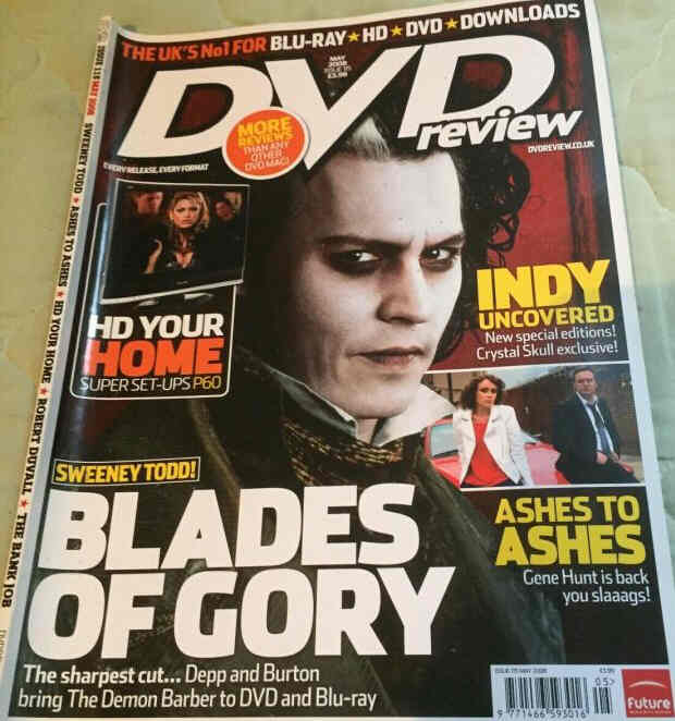 DVD REVIEW magazine side cover Issue 115 May 2008