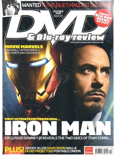 DVD REVIEW magazine side cover Issue 121 October 2008