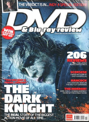 DVD REVIEW magazine side cover Issue 122 November 2008