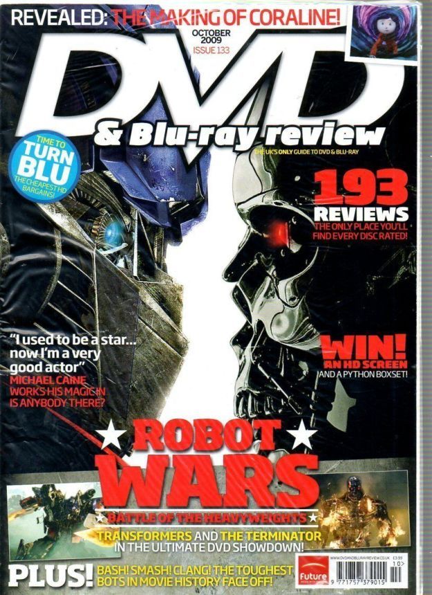 DVD REVIEW magazine side cover Issue 133 October 2009