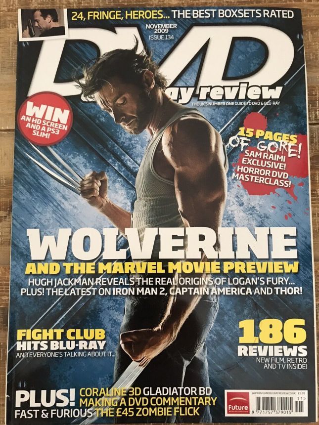 DVD REVIEW magazine side cover Issue 134 November 2009