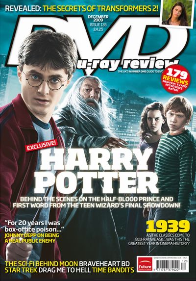 DVD REVIEW magazine side cover Issue 135 December 2009