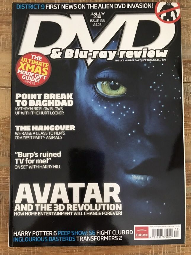 DVD REVIEW magazine side cover Issue 136 January 2010