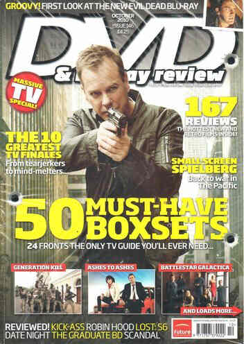 DVD REVIEW magazine side cover Issue 146 October 2010