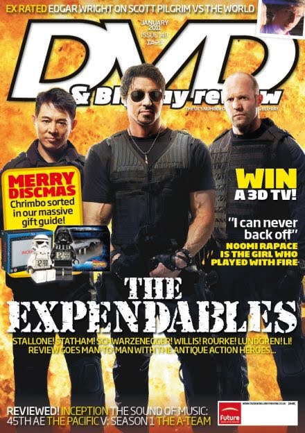 DVD REVIEW magazine side cover Issue 149 January 2011