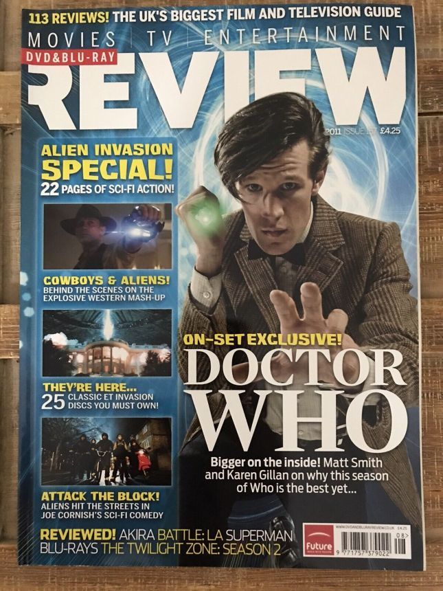 DVD REVIEW magazine side cover Issue 157 August 2011