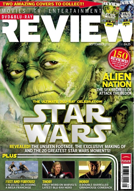 DVD REVIEW magazine side cover Issue 158 September 2011