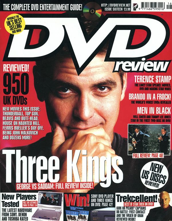 DVD REVIEW magazine side cover Issue 16  2000