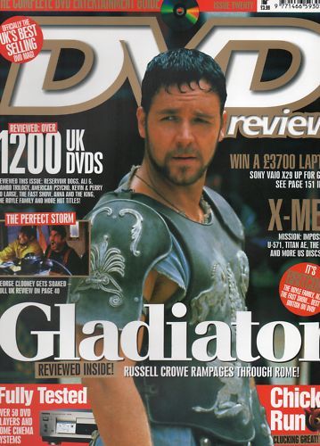 DVD REVIEW magazine side cover Issue 20  2000