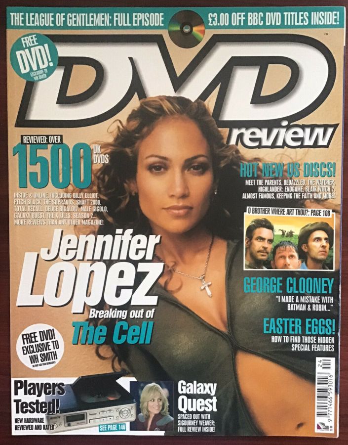 DVD REVIEW magazine side cover Issue 24  2001